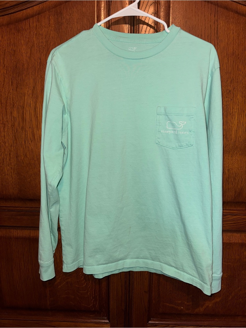 Vineyard Vines Men’s Small Mint Green Long Sleeve Shirt – EUC, Minor Mark